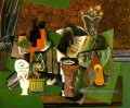 Cartes a jouer verres bouteille rhum Vive la France 1914 cubisme Pablo Picasso